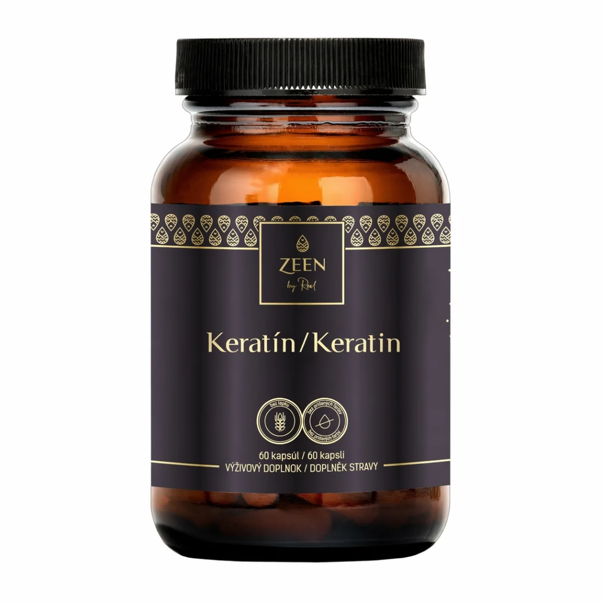 ZEEN Keratín 1×60 cps, výživový doplnok na podporu rastu vlasov