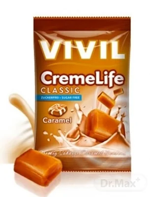 VIVIL BONBONS CREME LIFE CLASSIC 1×110 g, drops s karamelovo-smotanovou príchuťou, bez cukru