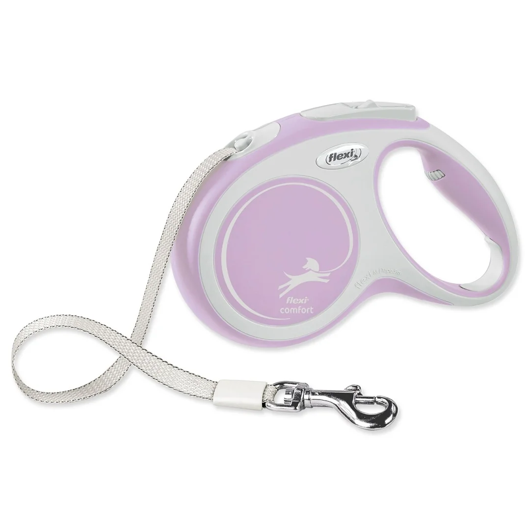 flexi New Comfort M popruh 5m ružová do 25kg