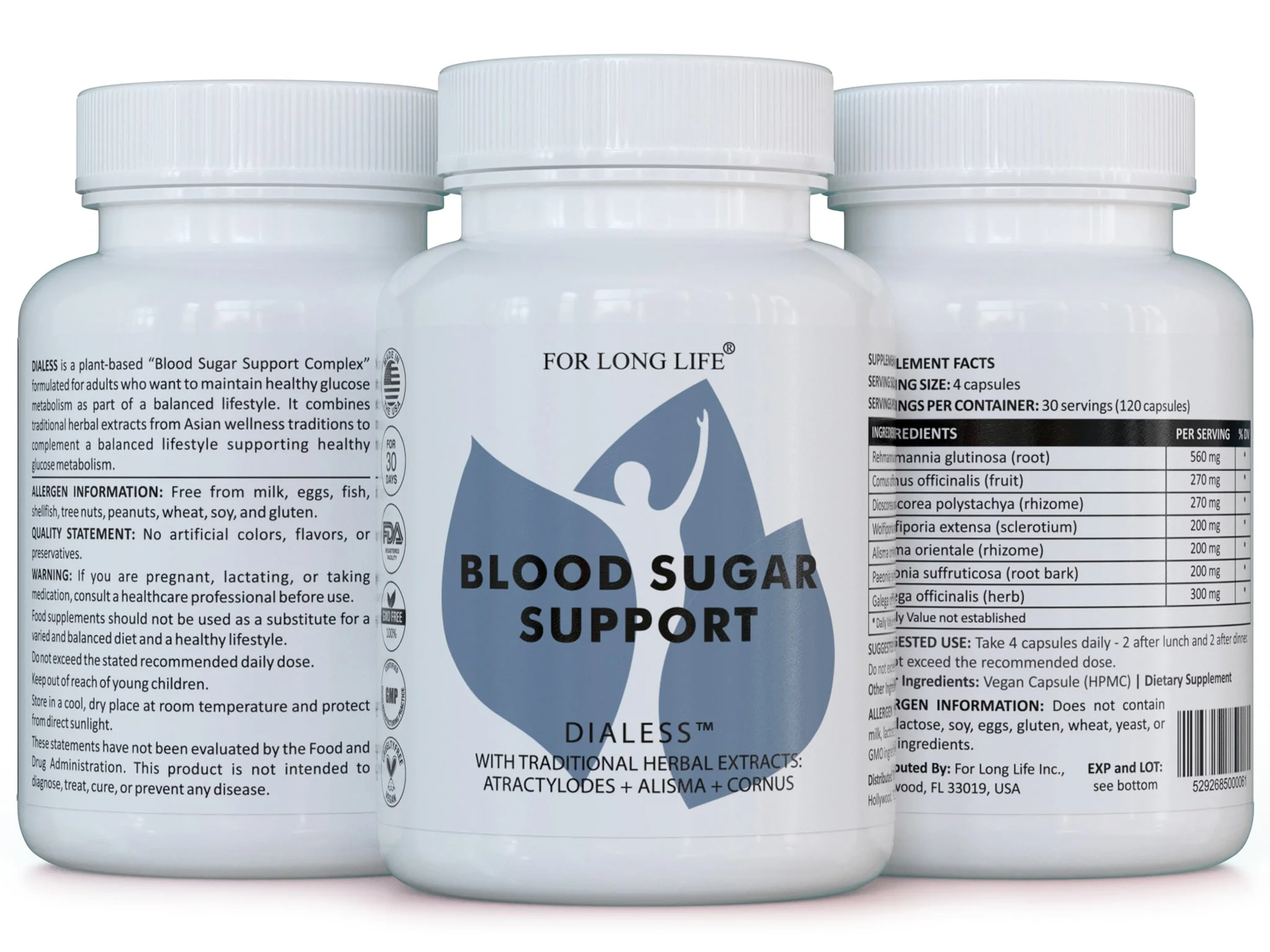 For Long Life DIALESS komplex pre metabolizmus glukózy Komplex pre metabolickú rovnováhu