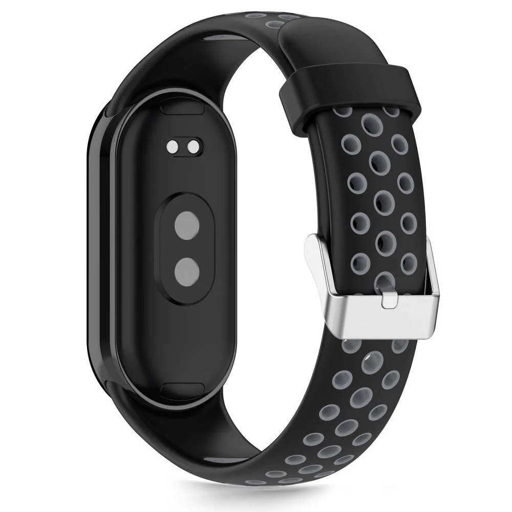 Tech-Protect Iconband Air remienok na Xiaomi Smart Band 8 / 9 / 10, black / grey ack / grey