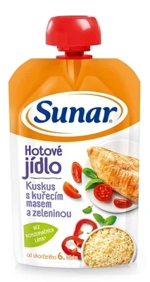 Sunar Hotové jedlo Kuskus 1×120 g, zeleninovo - mäsový príkrm