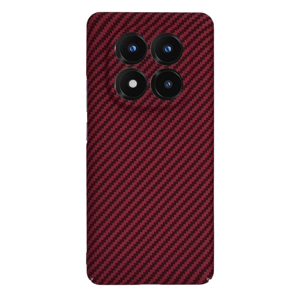 Ochranný obal s karbónovým vzorom pre Xiaomi Redmi Note 14 Pro+ 5G Červená, SKU: 36971