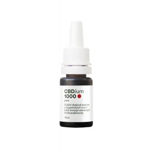 CBDium 1000 PURE 10ML 1×10 ml, cbd olej