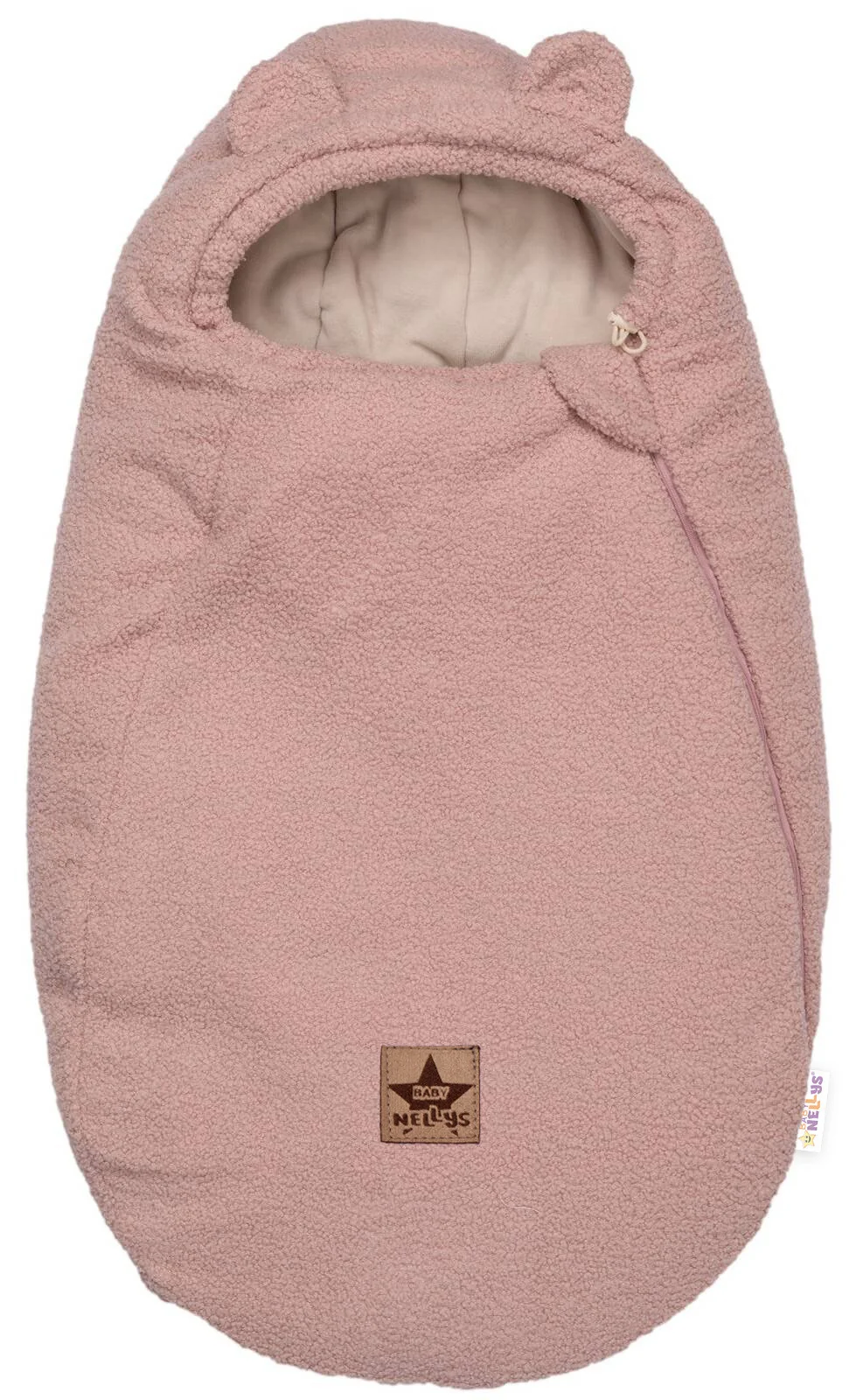 Teplúčky fusak Baránok exclusiv, 85x50cm, Baby Nellys - pudrovo růžový