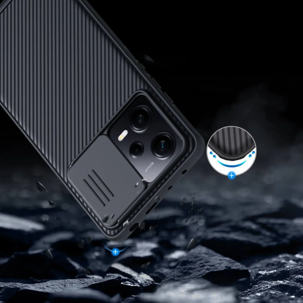 Nillkin CamShield kryt na Xiaomi Redmi Note 12 / Poco X5 5G čierny