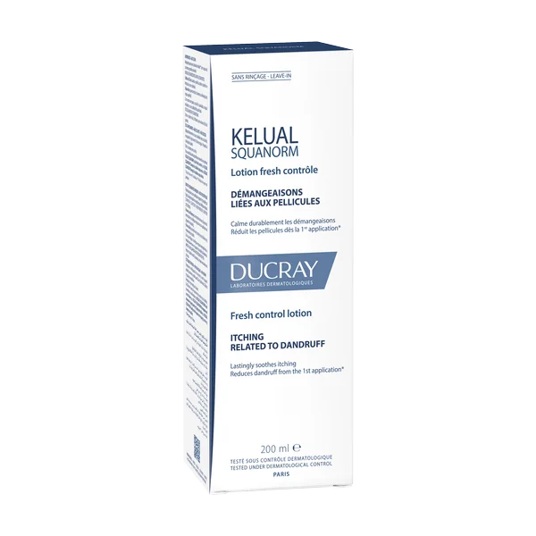 DUCRAY KELUAL SQUANORM Fresh Control Roztok 1×200 ml, roztok proti svrbeniu