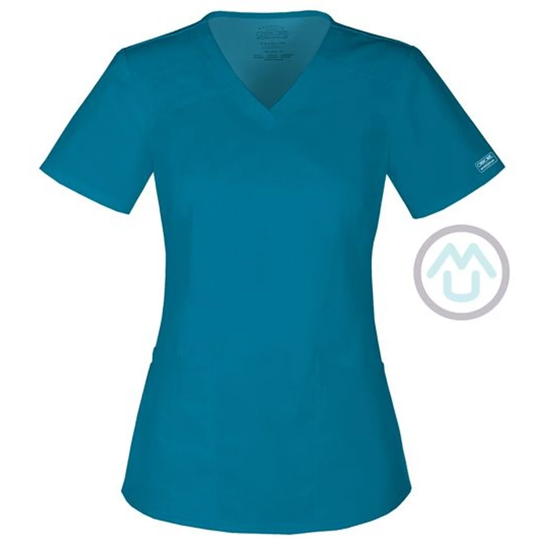 Zdravotnícka blúza Cherokee Core Stretch BEST - karibská modrá XS