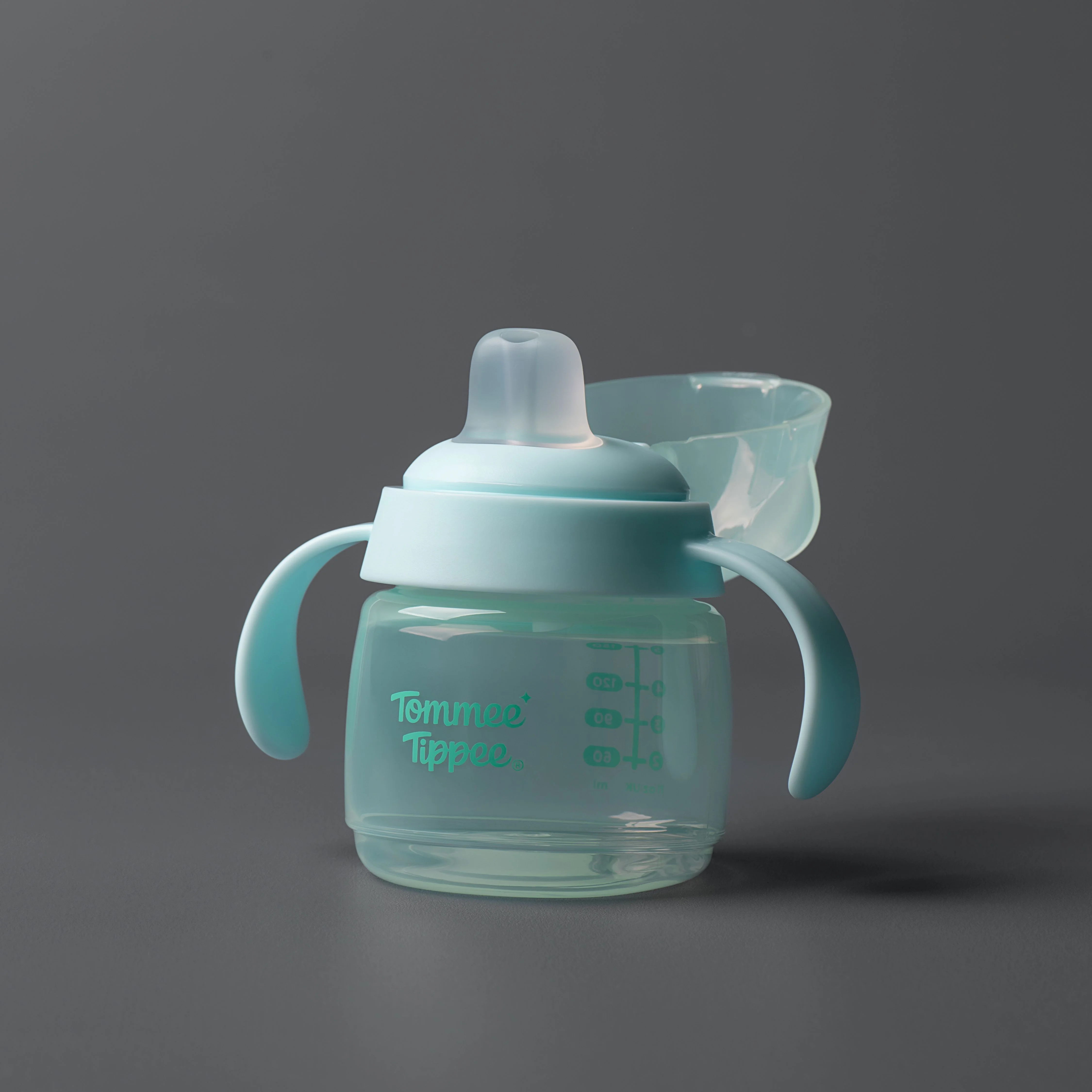 Tommee Tippee Transition netečúci hrnček 150 ml 4m+ modrý 1 ks