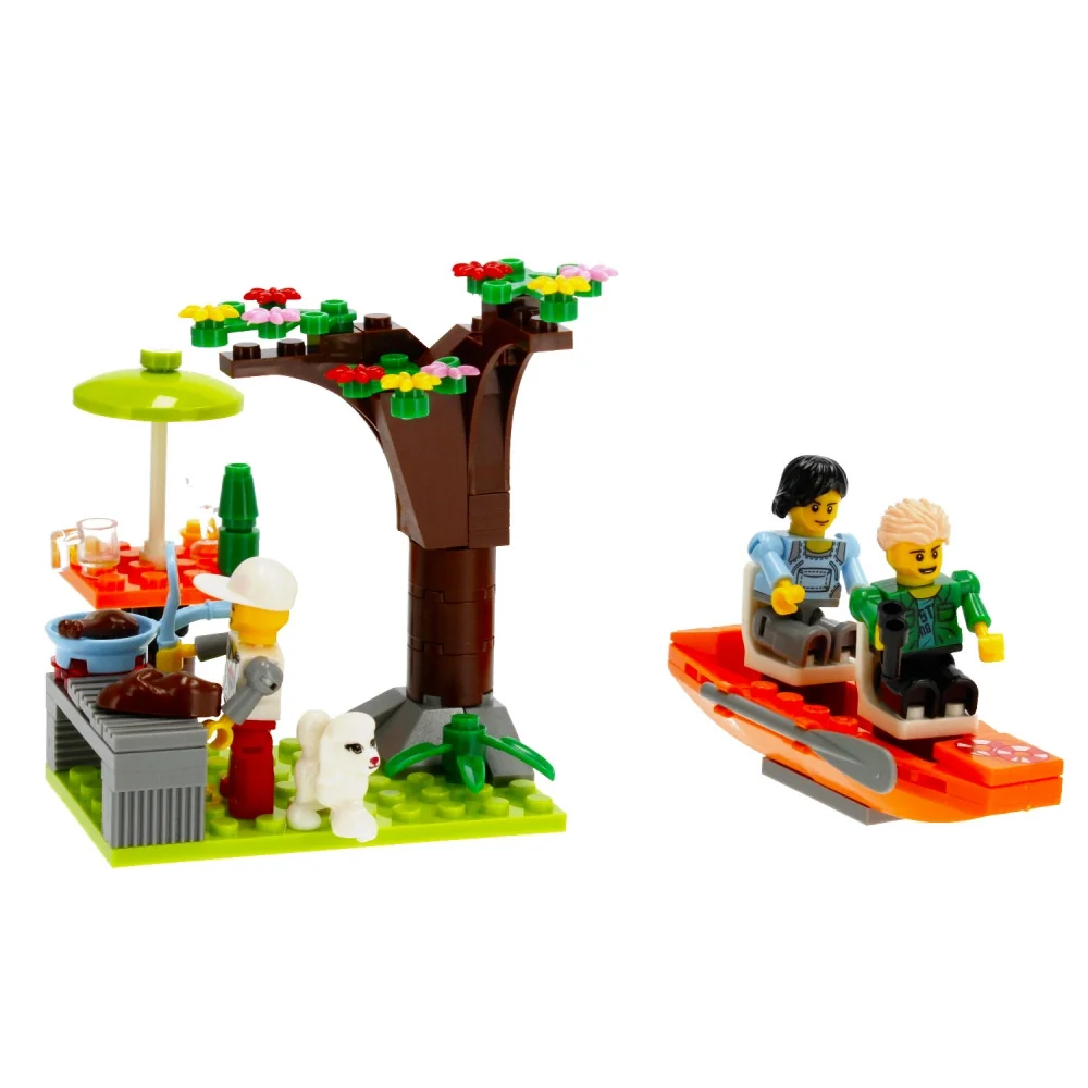 Stavebnica Alleblox CampingKit 343 ks