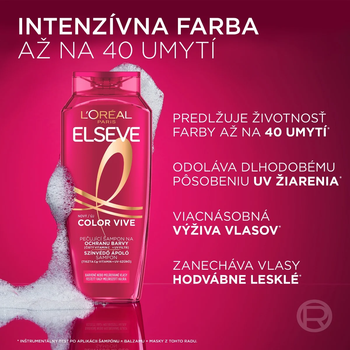 L'Oréal Paris Elseve Color Vive šampón 1×250 ml, šampón na farbené vlasy
