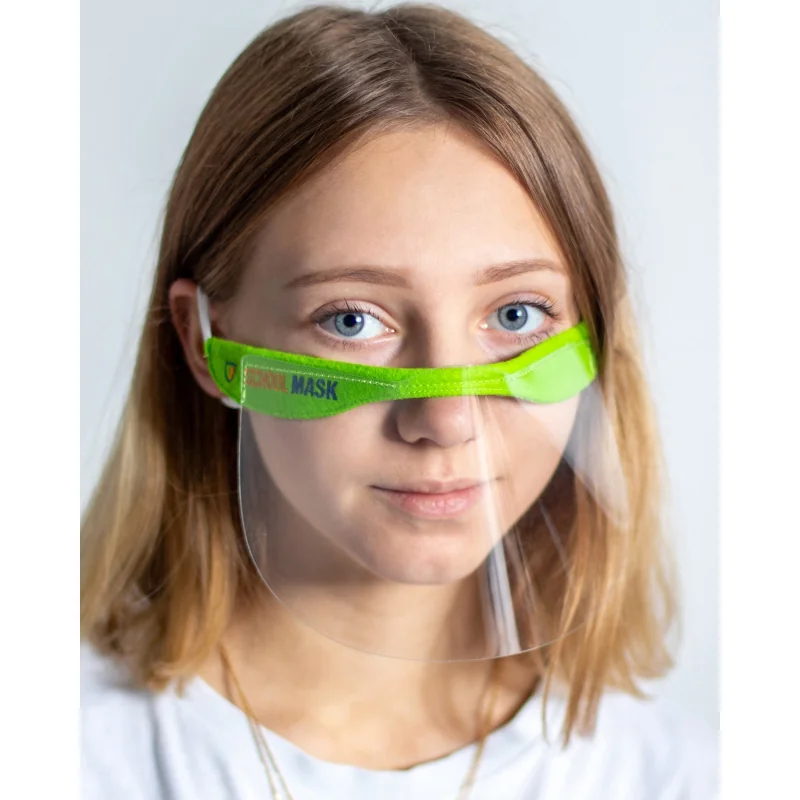 Babys - Schoolmask FP021 mini ochranná maska MP/003/C2 zelená 2 ks