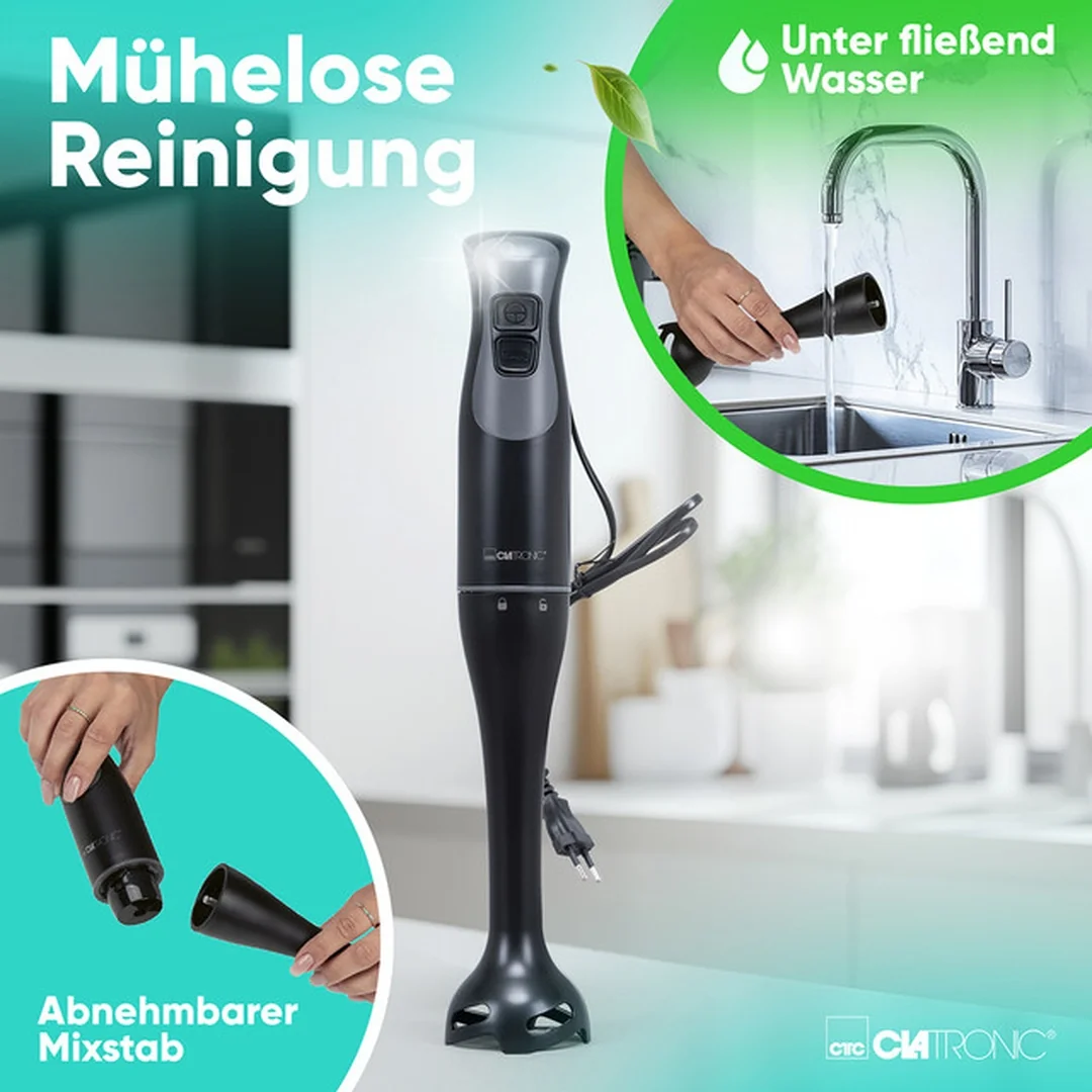 Clatronic SM 3824 tyčový mixér čierny 350 W