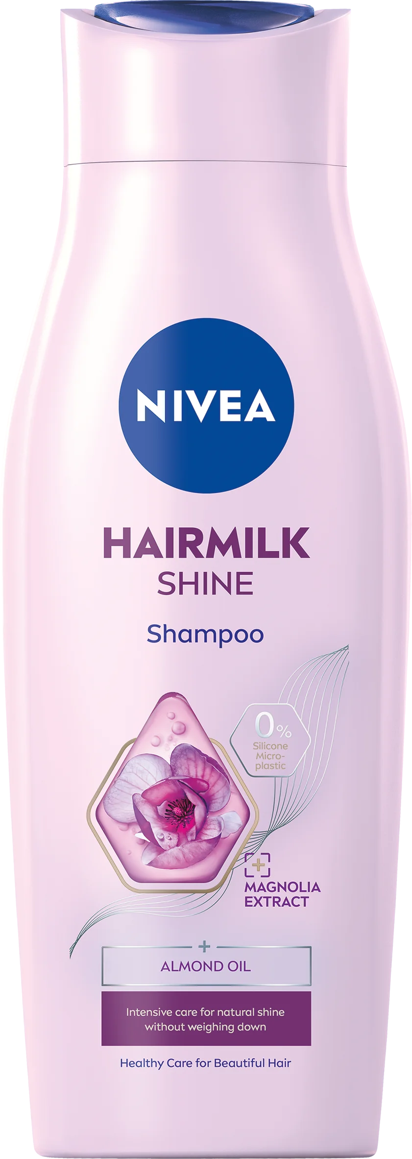 Nivea Šampón Hairmilk Shine 400ml 1×400 ml, šampón