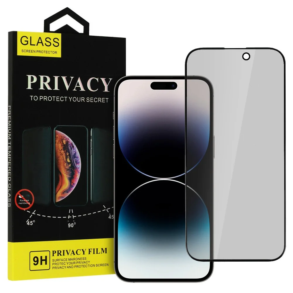 MG Privacy Glass ochranné sklo na iPhone 15 Pro, čierne