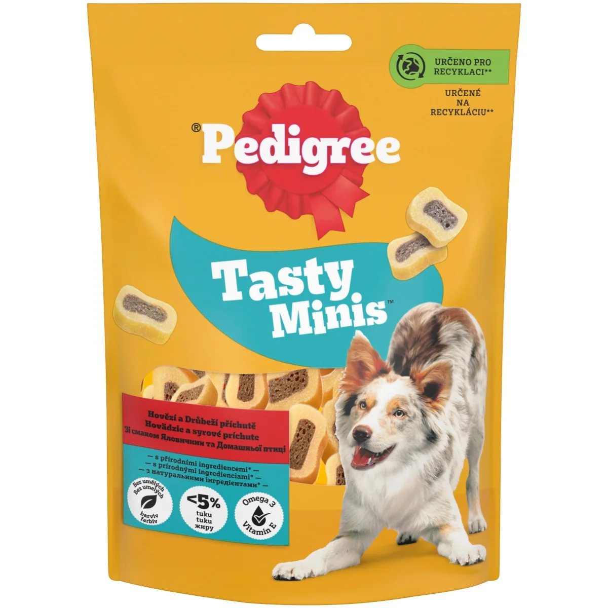 PEDIGREE pochúťka Tasty Minis Chewy Slices 1×155 g, pochúťka pre psy