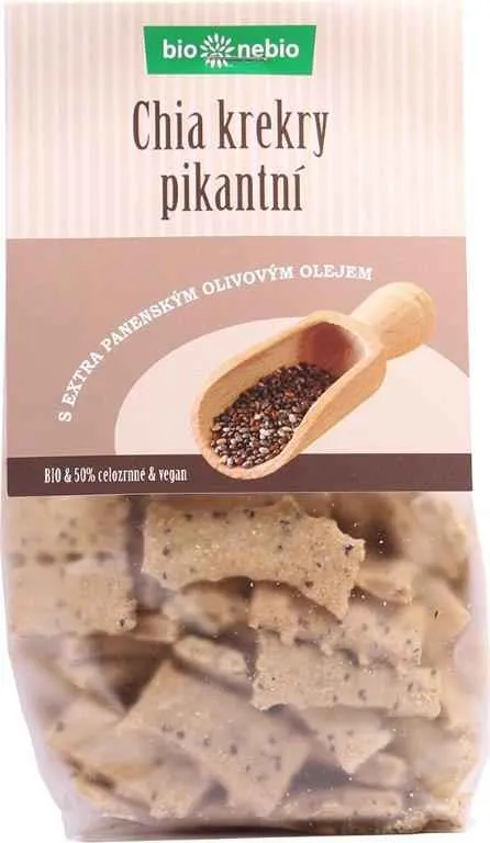 Bionebio Chia Krekry Pikant S Olivovým Olej 100g