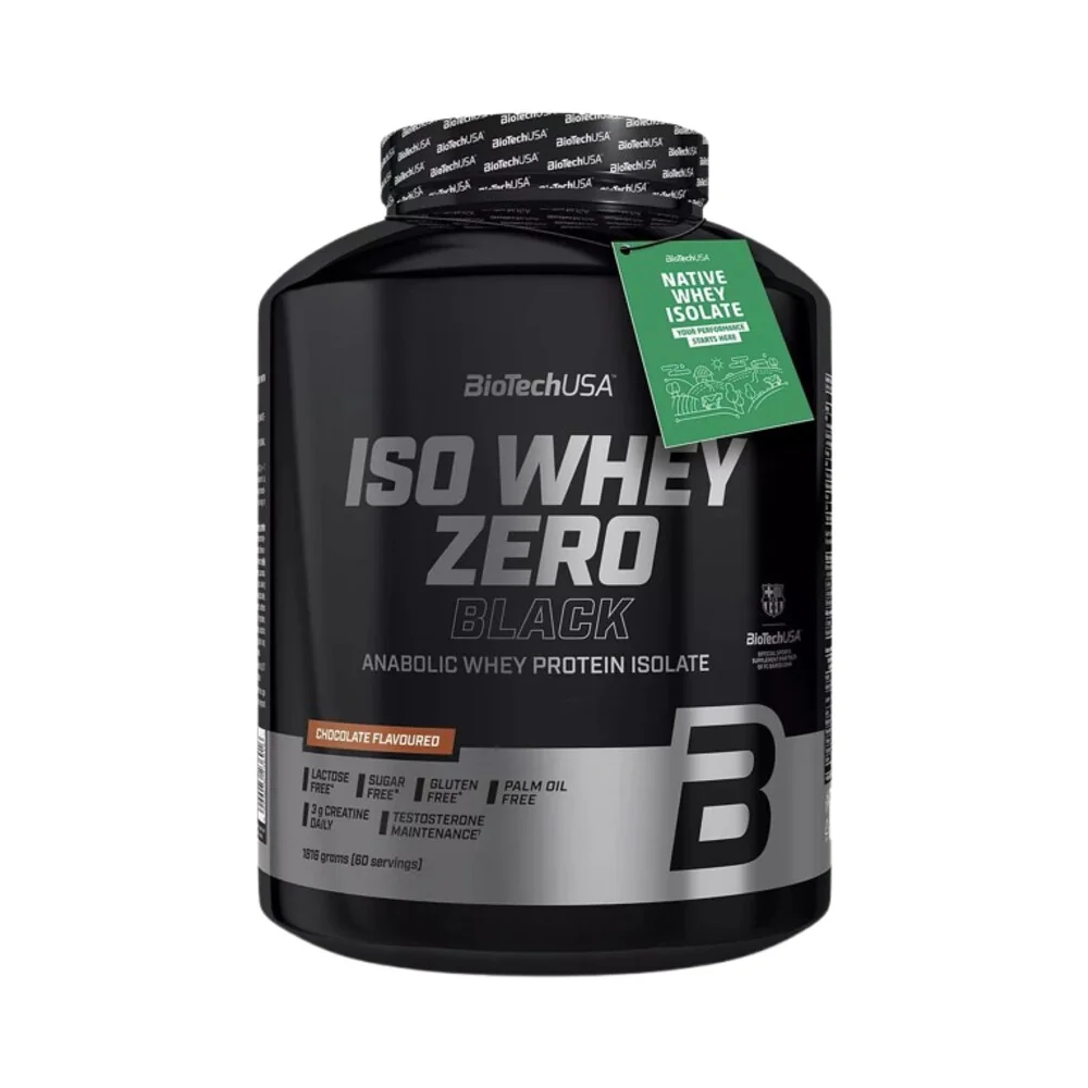 BioTech USA Iso Whey Zero Black 1816 g jahoda