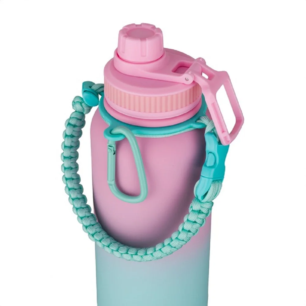 OXY GRiP - termoska 950 ml ružovo-modrá