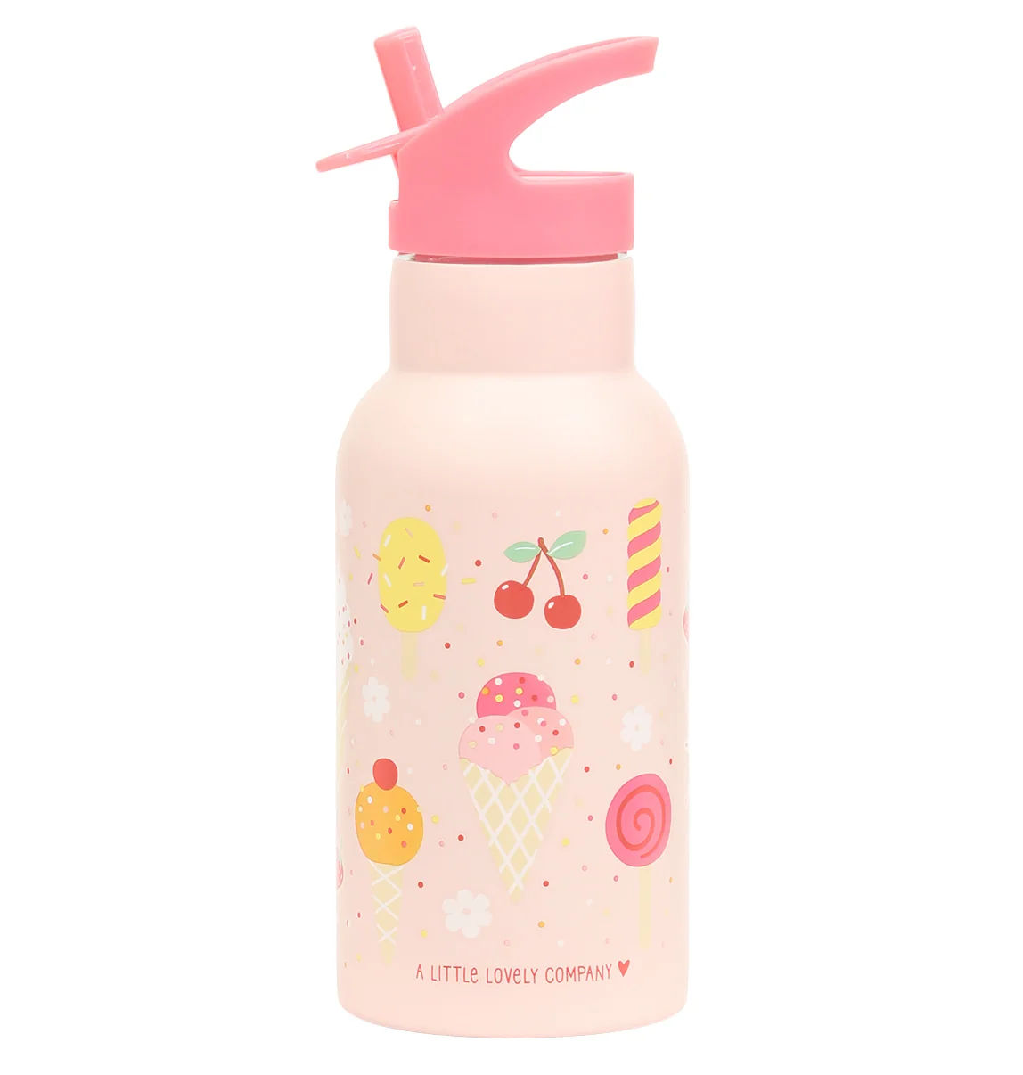 A Little Lovely Company - antikorová fľaša na pitie, 350 ml - zmrzlina