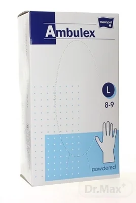 Ambulex rukavice LATEXOVÉ