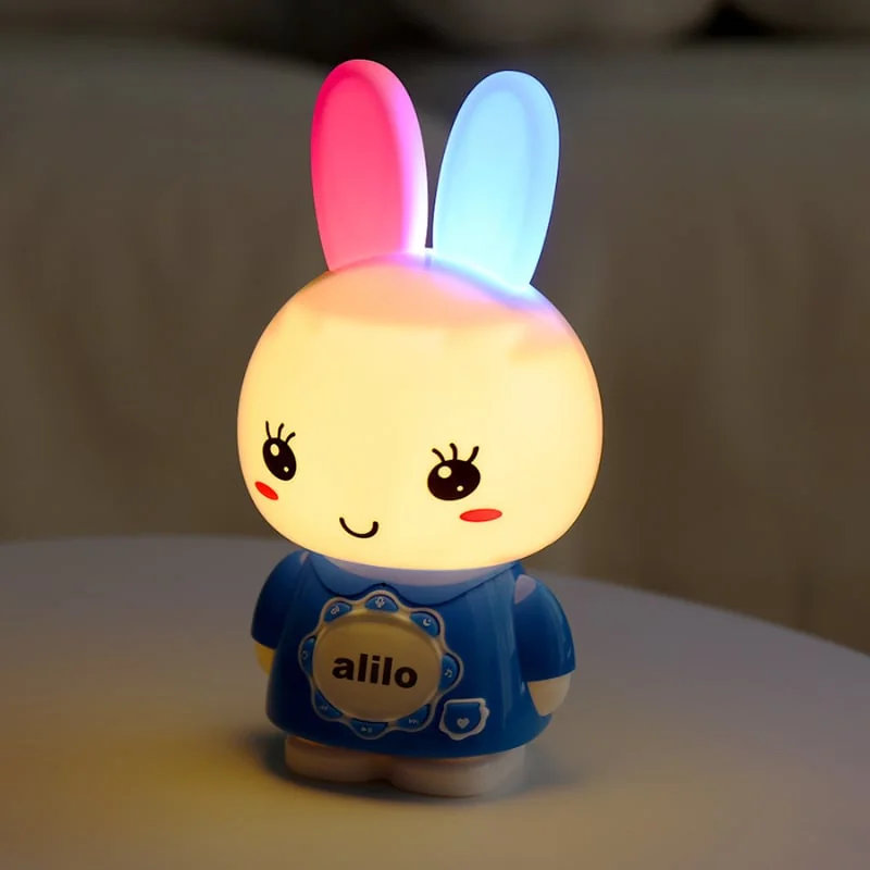 Alilo Big Bunny interaktívny zajko MP3 prehrávač, modrý