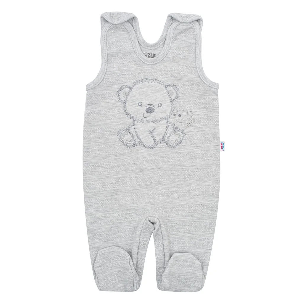 Dojčenská súprava do pôrodnice New Baby Sweet Bear sivá 62