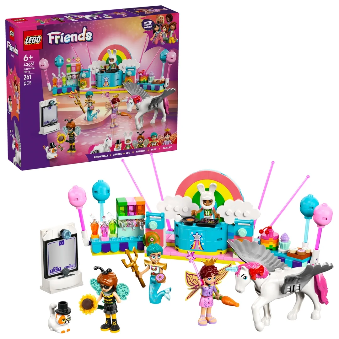 LEGO® Friends 42661 Kostýmová párty s jednorožcom a vílou