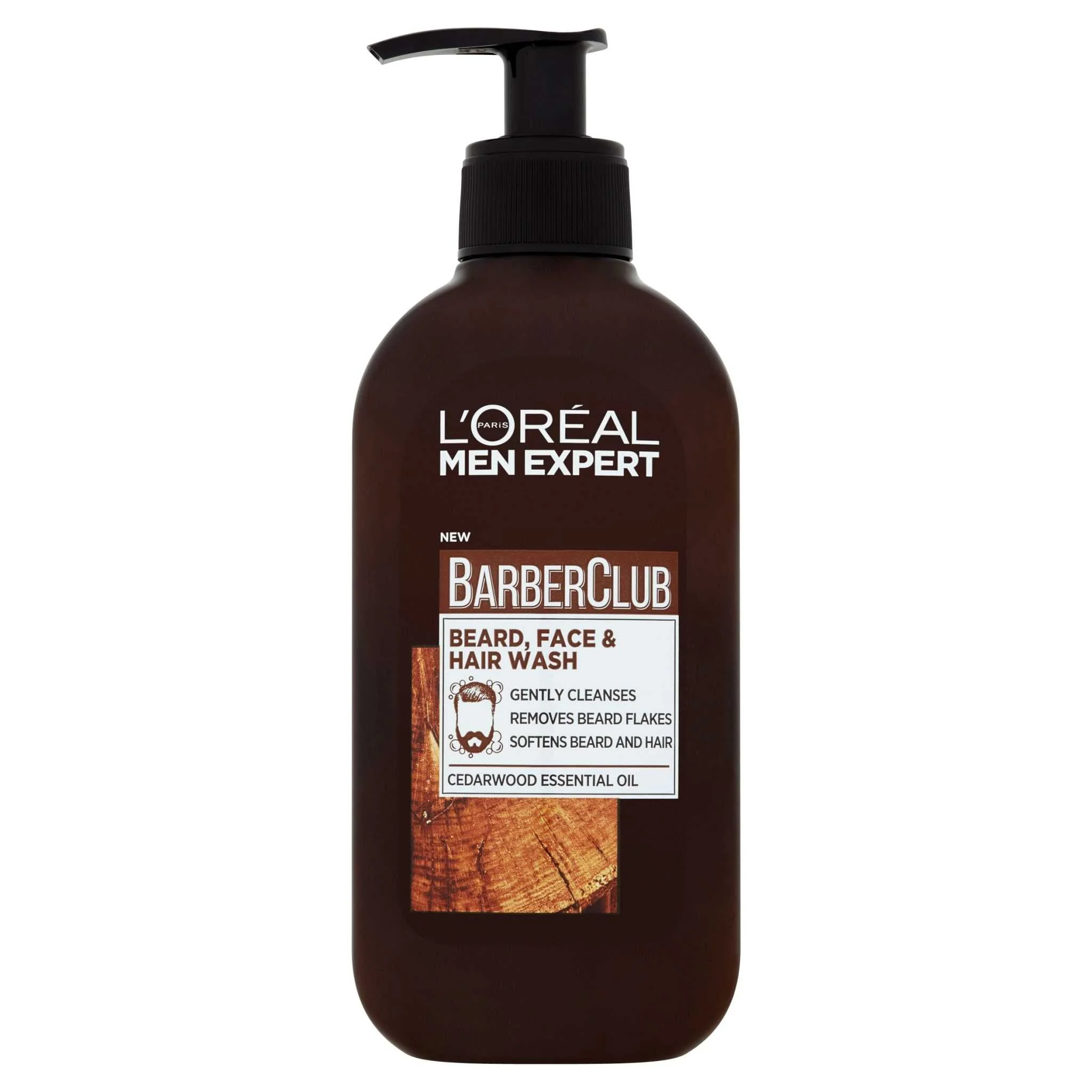 L'Oréal Paris Men Expert Barber Club 3 v 1 1×200 ml, čistiaci gél