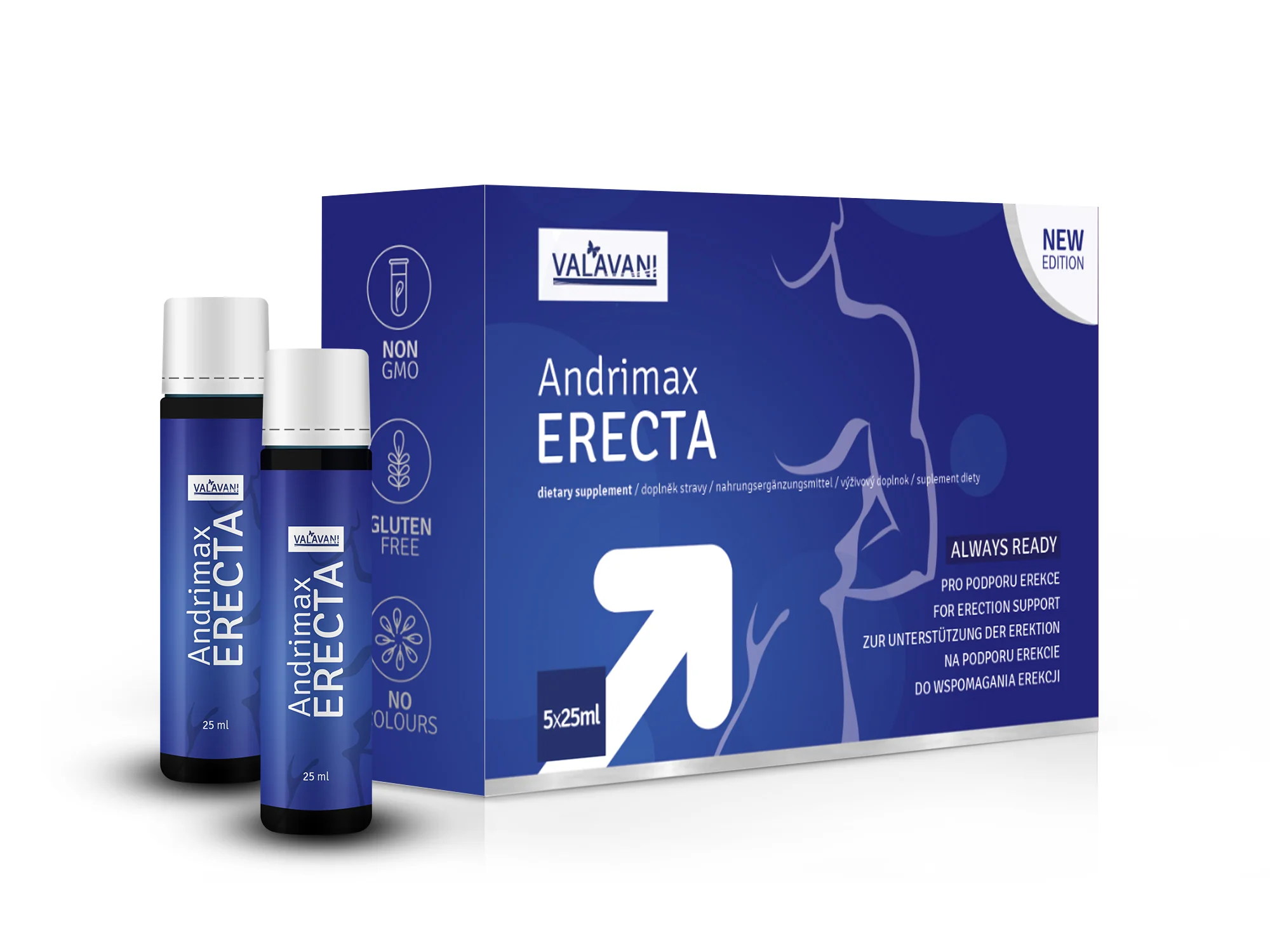 Andrimax ERECTA 5x25ml na podporu erekcie