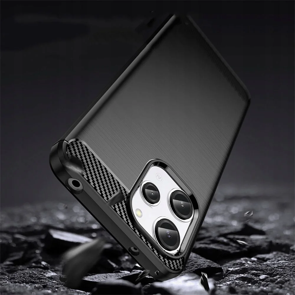 Tech-Protect Carbon kryt na Xiaomi Redmi 12 čierny