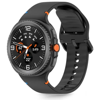 Tech-Protect Silicone remienok na Samsung Galaxy Watch 8 / Classic (40 / 44 / 46 mm), black / 44 / 46 mm), black