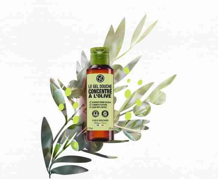 Yves Rocher Koncentrovaný sprchovací gél Oliva & petit grain 1×100 ml, koncentrovaný sprchový gél