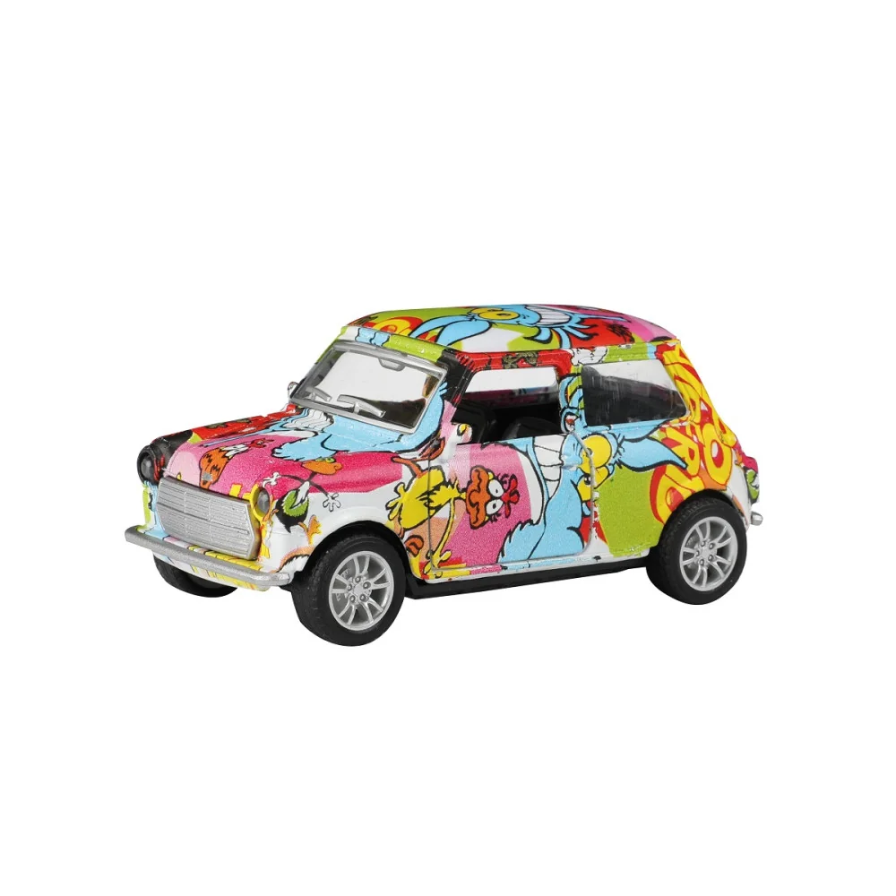 Auto METAL Car -Graffiti 500- pull back-MOVEO