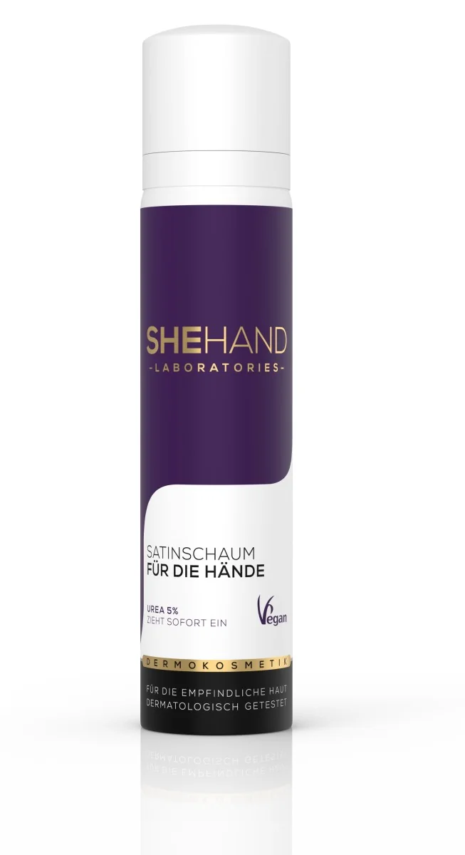 SheHand Saténová pena na ruky UREA 5% 1×100 ml, pena na ruky