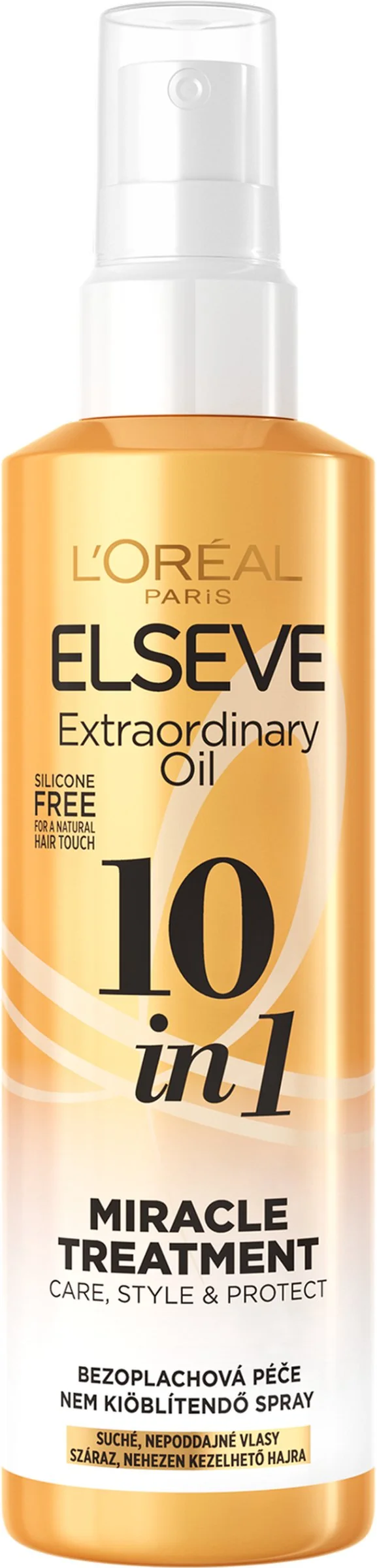 L'Oréal Paris Elseve Extraordinary Oil 10 in 1 bezoplachová starostlivosť, 150 ml 1×150 ml, bezoplachová starostlivosť