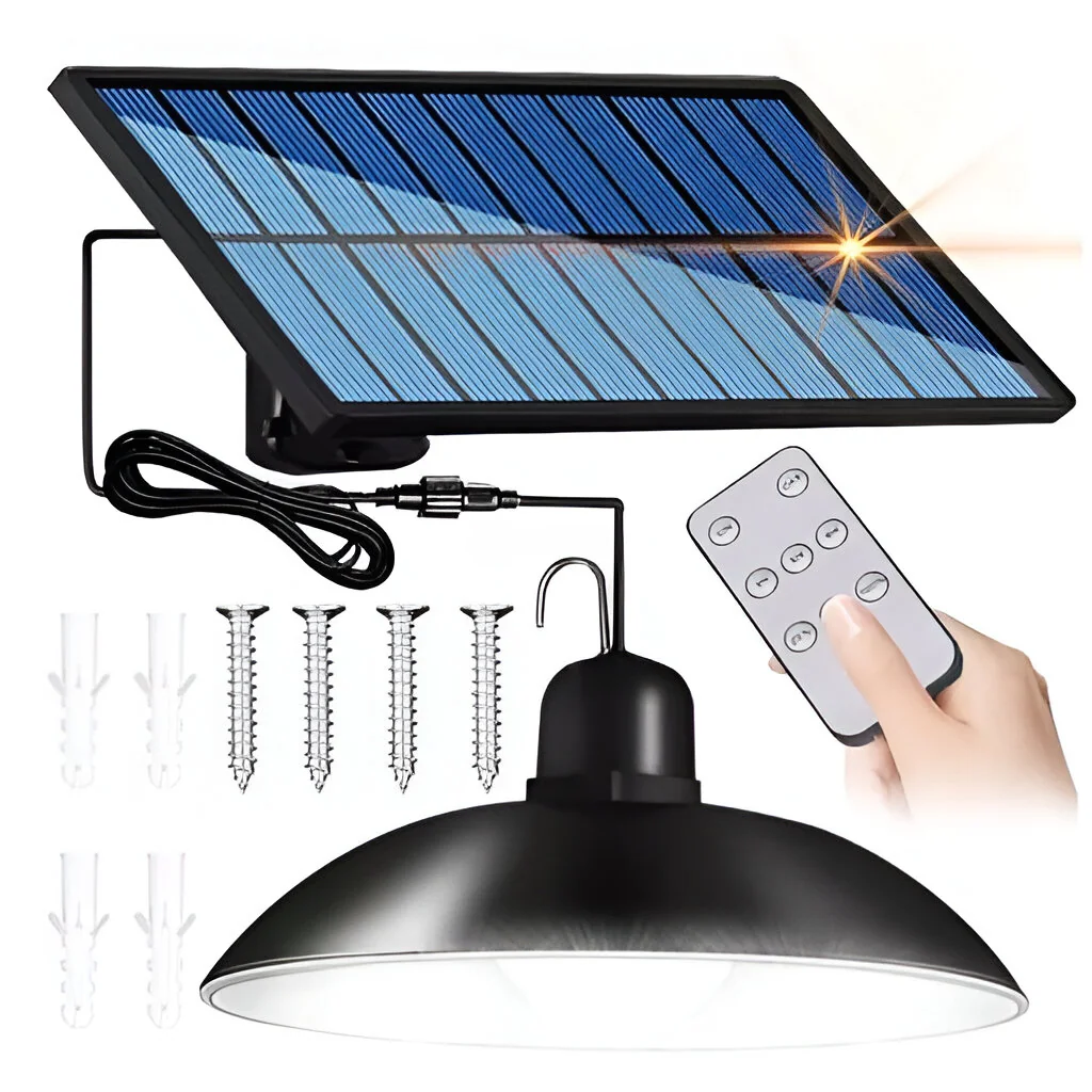 MG Lamp solárna lampa 1200mAh, čierna