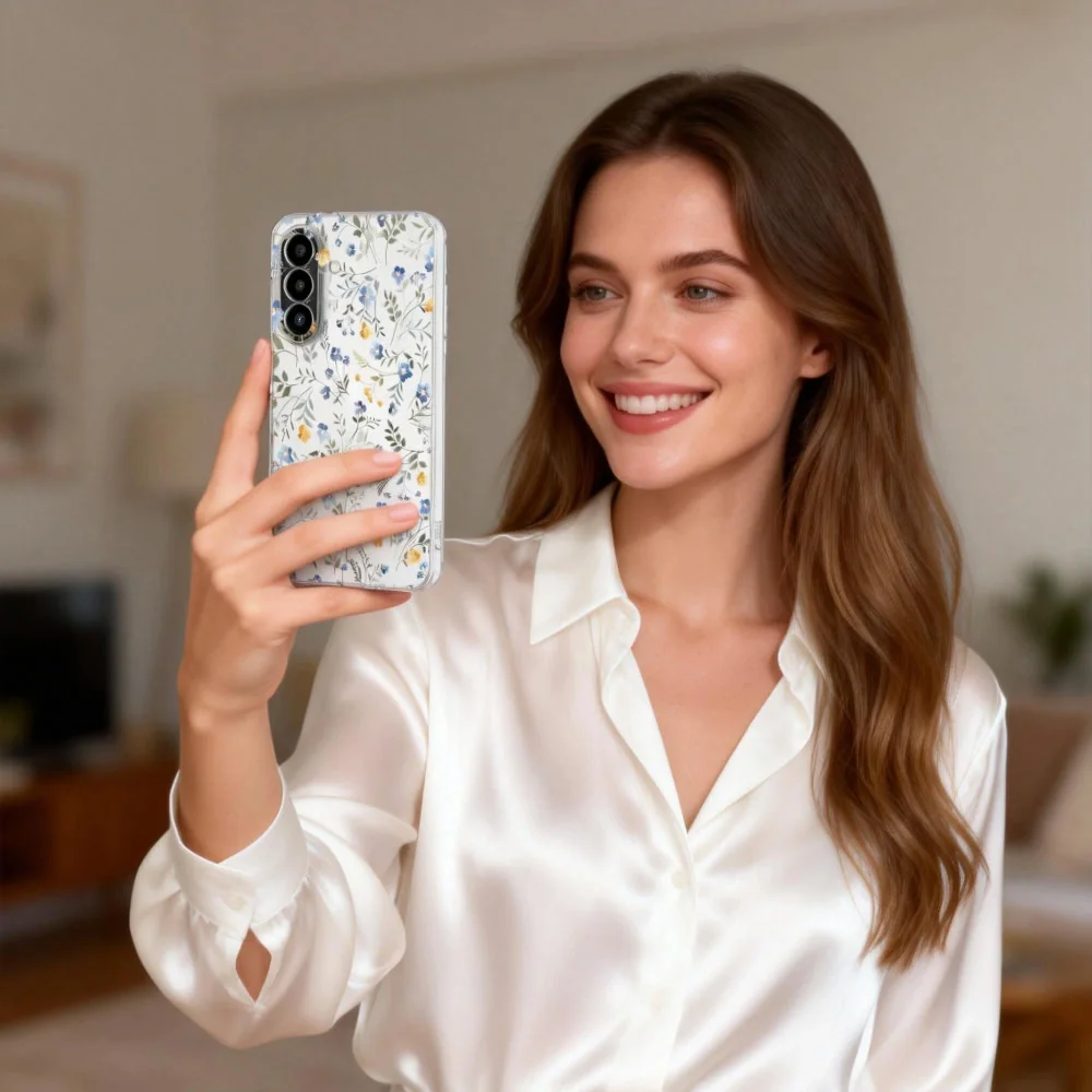 Tech-Protect Flexair kryt na Samsung Galaxy A27 5G, spring flowers