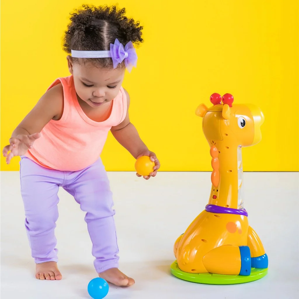 Hračka hudobná žirafa Spin & Giggle™ 12m+ 
