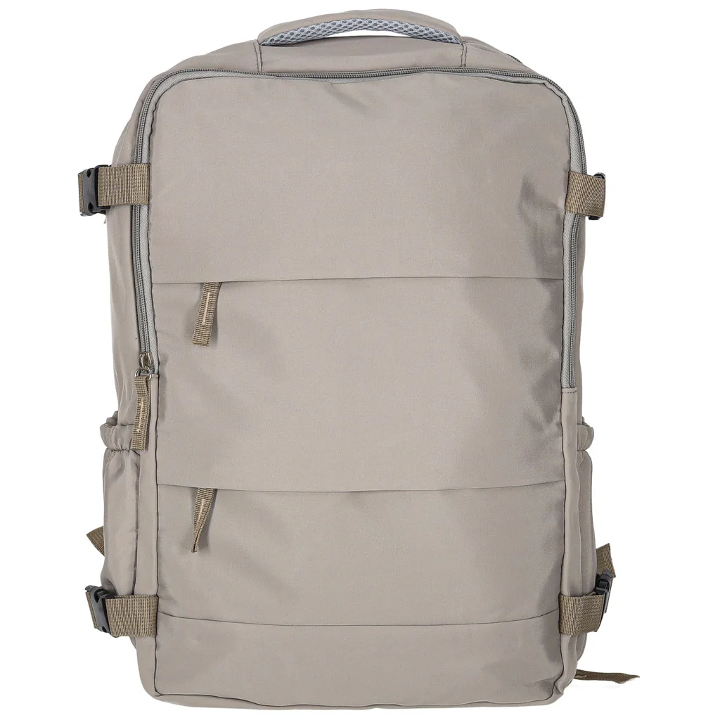 Cestovný batoh 45 × 30 cm s rozšíriteľnými priehradkami – sivý