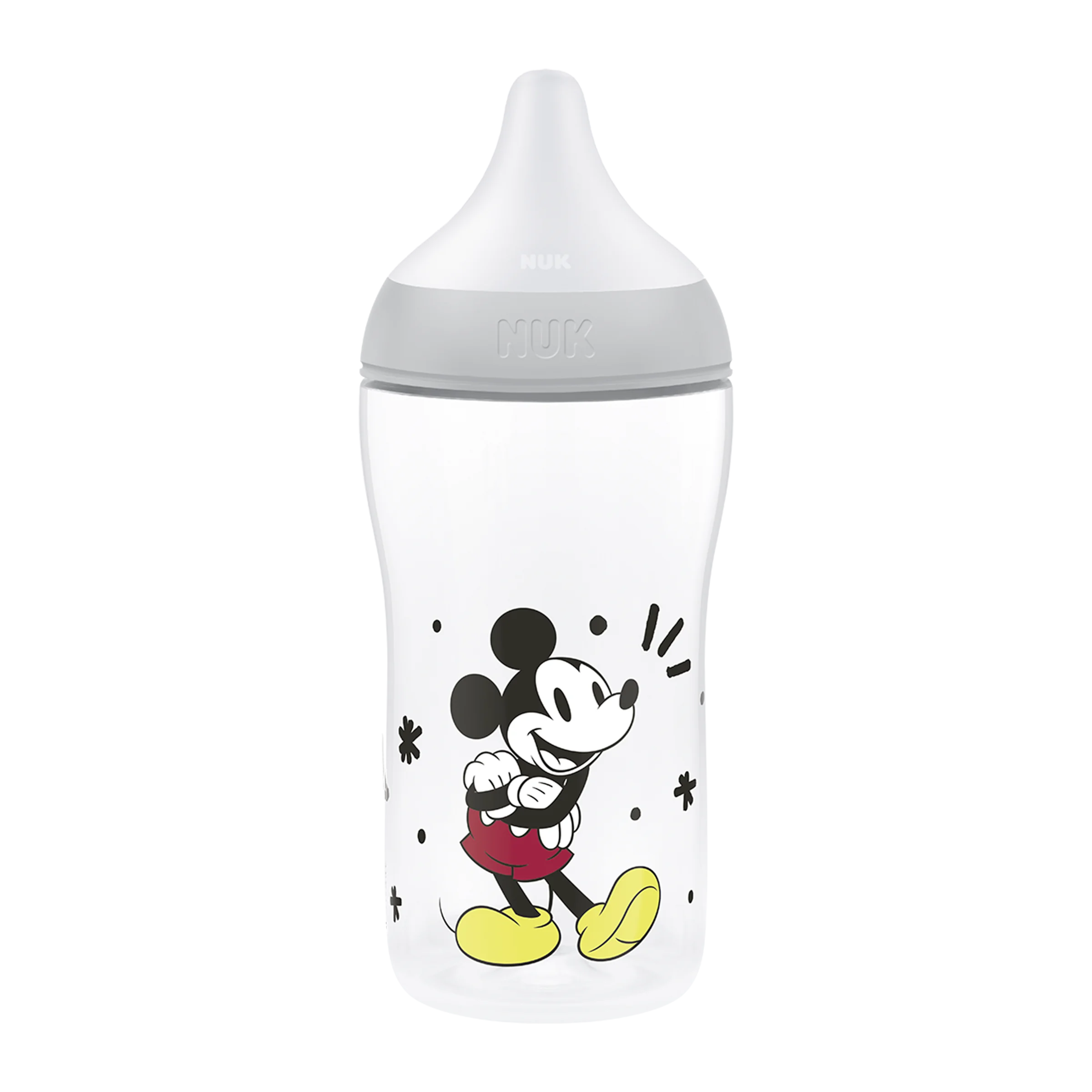NUK flaša Perfect Match DISNEY Mickey GREY 260 ml 1 ks
