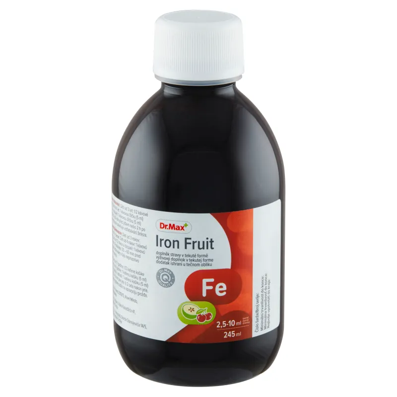 Dr.Max Iron Fruit 1×245 ml, sirup