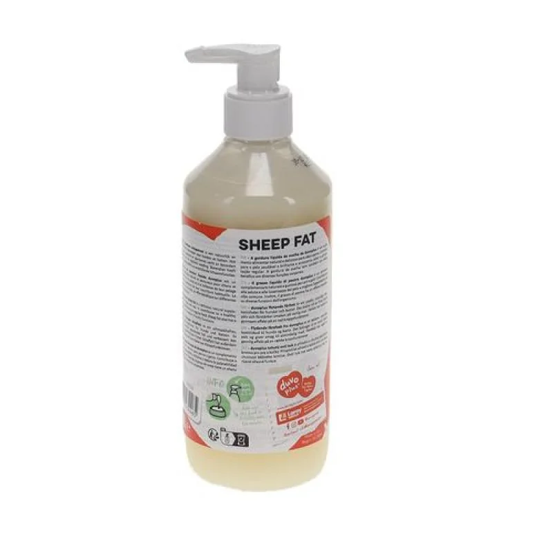 DUVO+ Tekutý ovčí tuk pre psov a mačky 500ml