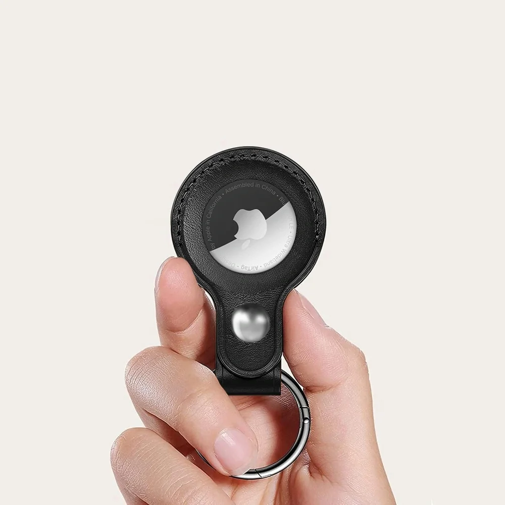 Tech-Protect Natural Fit puzdro na Apple AirTag 1 / 2, čierne