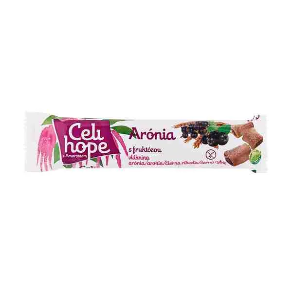 CELIHOPE Arónia - sušienky plnené náplň. z aronie a čier.ríbezlí 1×65 g, zdravá sladkosť