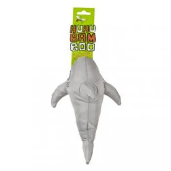 Huhubamboo Animal Žralok Marko Šedý/Modrý  1×1 ks, hračka pre psy