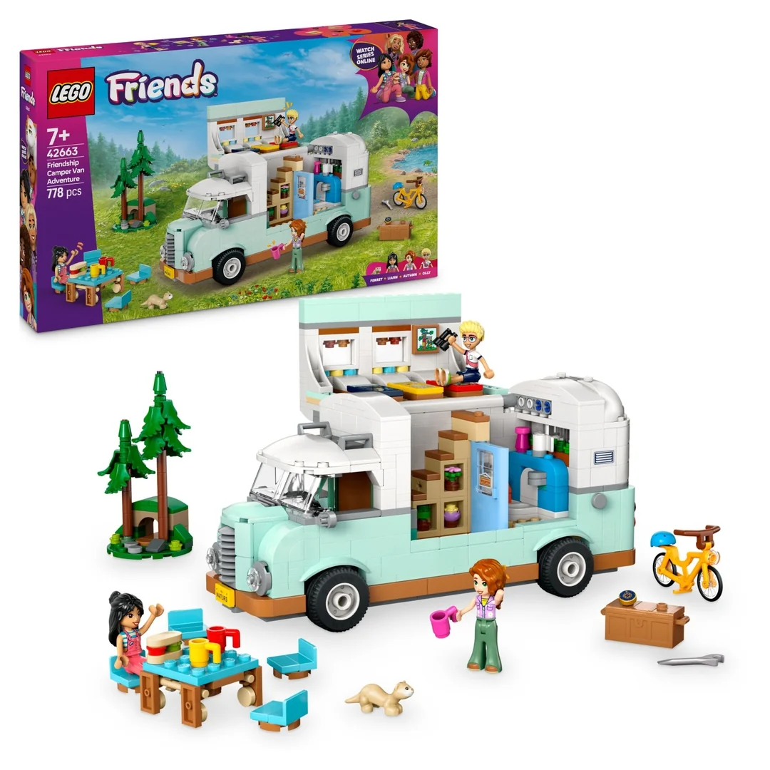 LEGO® Friends 42663 Dobrodružstvo s karavanom priateľstva