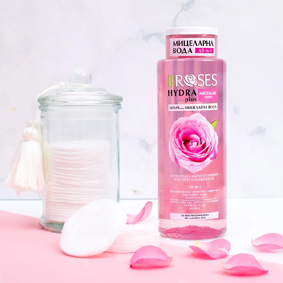 HYDRA PLUS micelárna voda 3v1 pre citlivú pokožku 400 ml - NATURE OF AGIVA