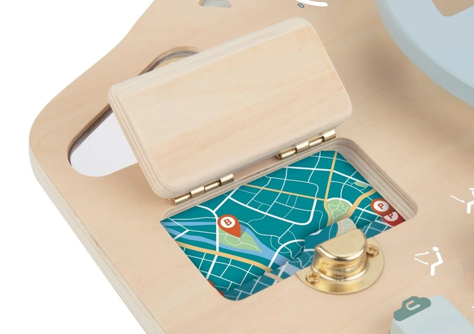 Montessori Activity board auto doska s volantom