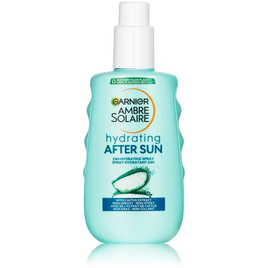 GARNIER Ambre Solaire, osviežujúci hydratačný sprej po opaľovaní 1×200 ml, hydratačný sprej